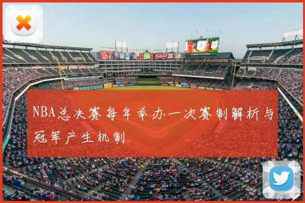 NBA总决赛每年举办一次赛制解析与冠军产生机制